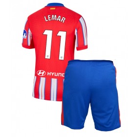 Atletico Madrid Thomas Lemar #11 Hjemme skjorte til barn 2024-25 Kortermet (+ korte bukser)